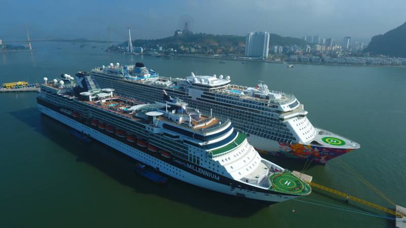 Italian Cruise Ship Costa Serena Brings 3,500 Passengers to Ha Long Bay